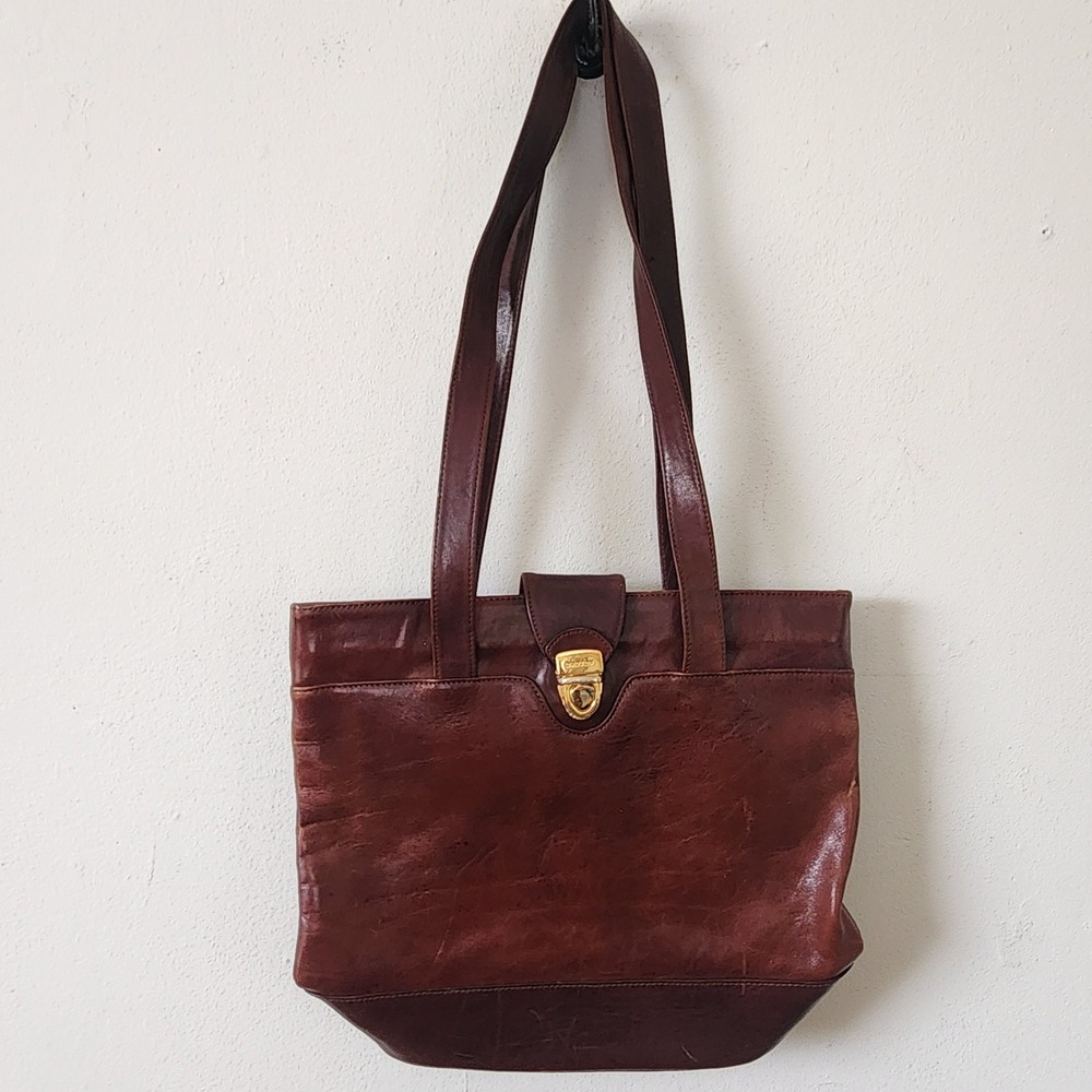 Oroton Brown Leather Purse Shoulder Bag
